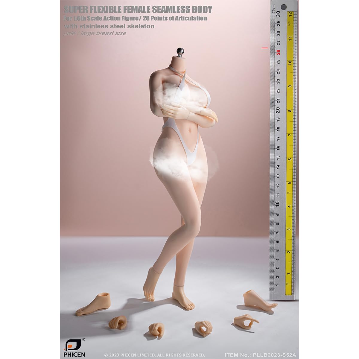 Amazon | HiPlay TBLeague 1/6 シームレス女性素体 欧米の体型 S52A